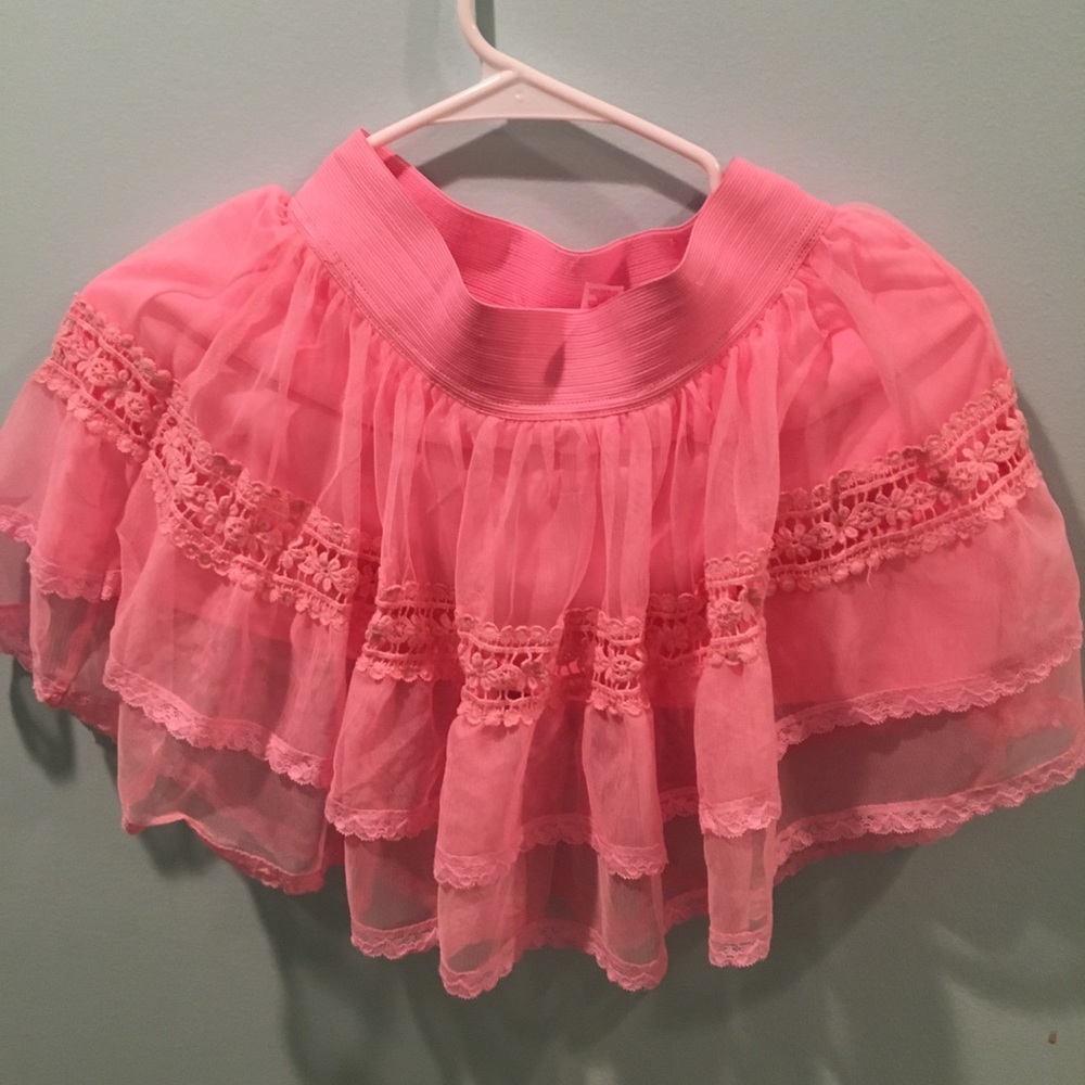 Justice pink skort